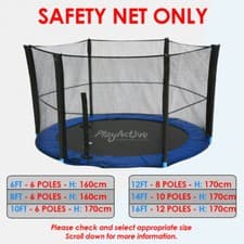 Image of Trampoline Replacement Rain Cover, Spring Cover, Jump Mat Safety Net All Sizes