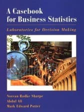 Image of A Casebook for Business Statistics by Norean Sharpe, Abdul Ali, Mark Potter