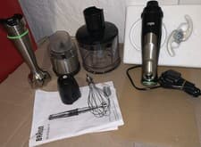 Image of Braun Multiquick 9 MQ9138XI Speed Handheld Blender 1200w With Accessories/Boxed