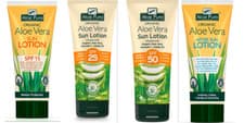 Image of Aloe Pura Organic Aloe Vera Sun Lotion SPF15 Long Lasting Shield, SLS Free 200ml