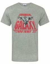 Image of Marvel Grey Logo Short Sleeved T-Shirt Mens