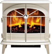 Image of Dimplex Fullerton Optiflame Electric Stove Large Fire LED 2 kW Heater Remote NEW