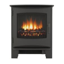 Image of Ignite Black Inset Electric Stove 16" | Remote Control | 2kW Heat Output
