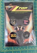 Image of Zz Top Eliminator High Quality 5 Badge Gift Set Officially Licensed