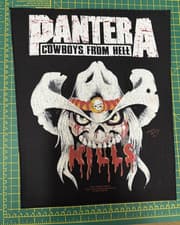 Image of Pantera Kills Printed Sew On Large Size Back Patch Officially Licensed