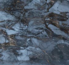Image of STICKY BACK PLASTIC FILM 2mX67cm BLUE GREY ROMEO GOLD MARBLE SELF ADHESIVE WRAP