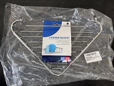 Image of CROYDEX CORNER BASKET CHROME PLATED