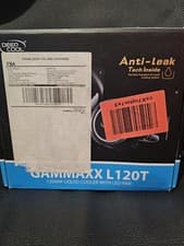 Image of Deep Cool Gammax L120T 120MM Liquid Cooler With Red Led Fan New