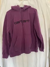 Image of Carhartt Womens Purple Hoodie Size Medium Excellent condition