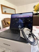 Image of Apple MacBook Air M3(2024) 13inch Laptop 8GB RAM, 256GB SSD, Midnight Blue