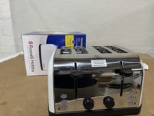 Image of Russell Hobbs 28361 Worcester 4 Slice Toaster 6 Toast Setting Wide Slots - White