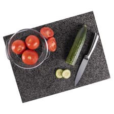 Image of Chopping Board Natural Granite Worktop Saver Cutting Mat Meat Fish Vegetables