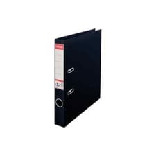 Image of Esselte 50mm Lever Arch File Polypropylene A4 Black (Pack of 10) 811470