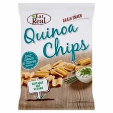 Image of Eat Real Quinoa Sour Cream & Chive Flavoured Chips 80g