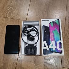Image of Samsung Galaxy A40 Black Unlocked 64GB 5.9" 16MP Dual-Sim Android Smartphone