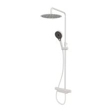 Image of Aqualisa Midas 220 Shower Column in Matt White