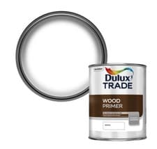 Image of DULUX TRADE WOOD PRIMER WHITE 1L