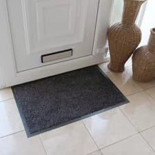 Image of Door Mat Microfibre Barrier Mat 50 x 80cm 2 Pack Absorbent JVL Admiral
