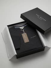 Image of Ted Baker Men's Short Sleeve T-Shirt Gunmetal Grey M Size UK Brand New Gift