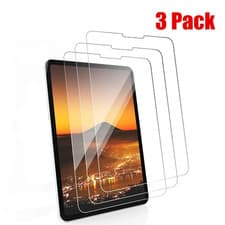 Image of 3Piece Tempered Glass Film for New I pad Screen Protector Glass Film