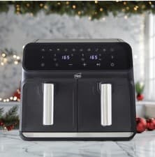 Image of Brand New Neo Air Fryer 8.5 Liter Digital Display Dual Zone Black And Silver