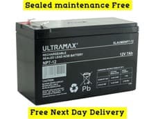 Image of RBC2 RBC17 Replacement Battery RBC 2 17 for APC UPS - UltraMax 12v 7Ah Battery