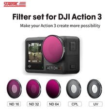 Image of 5pcs ND16 32 63 CPL UV Lens Filters Set For DJI Osmo Action 3