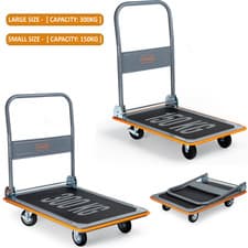 Image of New! 150kg/300kg Folding Platform Hand Sack Truck Trolley Transport Heavy Duty