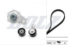 Image of DOLZ KD016 Water Pump & Timing Belt Kit for CITROËN,FIAT,FORD,MAZDA,PEUGEOT,VOLV