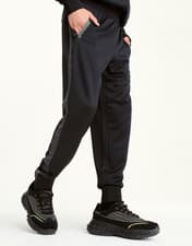Image of Men's DKNY Tape Detail Track Pants, Style# M3340205, Size L, Black, plants only