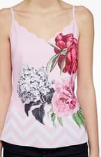 Image of Ted Baker Cami top Pink Pattern Size L £49