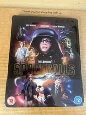 Image of SPACEBALLS (1987) Very Rare UK Reg B Blu Ray Steelbook NEW & SEALED - MEL BROOKS