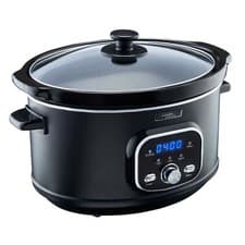 Image of Digital Slow Cooker Ceramic Pot 3.5L Capacity Timer by Cooks Professional
