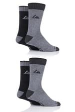 Image of Mens Performance Boot Socks 4 Pairs For Walking, Hiking & Outdoor Use-Storm Bloc
