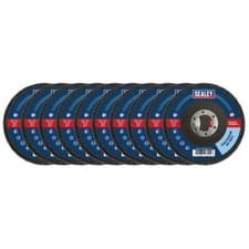 Image of Sealey 115mm Zirconium Flap Discs 60Grit 22mm Bore - Pack of 10 FD1156010
