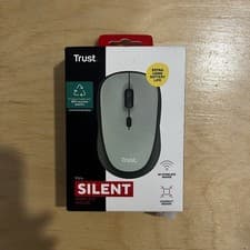 Image of Trust Silent Wireless Mouse YVI+ 800-1600 DPI Green (OPENED, NEVER USED)