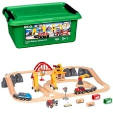 Image of Brio 33097 Cargo Railway Deluxe Set