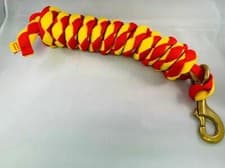 Image of Heavy Duty Braided Two Tone Lead Rope Horses & Ponies 8feet