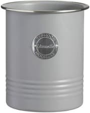Image of Typhoon Living Utensil Storage Pot Holder Jar Caddy Metal Grey 1400.736