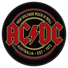 Image of AC/DC 'High Voltage Rock N Roll' Patch - NEW