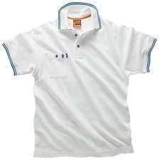 Image of Scruffs Worker Premium White Polo Shirt Polo Sizes S, M, L, XL, 2XL