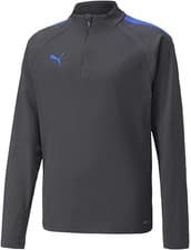 Image of Puma Unisex Children Teamliga Training Sweat Jr ZIP Sweater Size 128 Black Blue