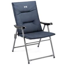 Image of Folding Camping Chair Foam Padded High Back Fire Resistant Outdoor Garden Trail