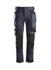 Image of Snickers 6241 AllroundWork Stretch Work Trousers with Holster Pockets Navy/Black