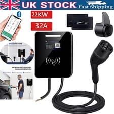 Image of Upgraded 32A 22KW EV Charger Type 2 Electric Car Charging Station With 5M Cable