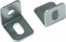 Image of NEW pk of 20 Steel Angle Brackets 15mm x 15mm x 13mm with adjust slot D014