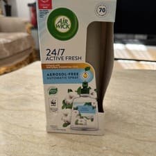 Image of Air Wick Aerosol-Free Automatic Air Freshener Spray Kit Fresh Cotton 228 ml