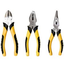 Image of Heavy Duty Pliers Combination Long nose Cutter Soft Grip Snips Tools Plier Steel