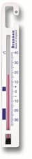 Image of Brannan Fridge Freezer Thermometer Temperature Gauge Hanging White Plastic