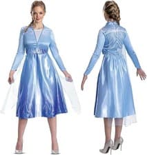 Image of Disguise Disney Frozen Elsa Adult Dress Up, Official Disney Frozen Size-L
